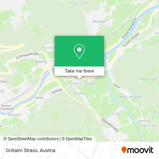 Grillalm Strass map