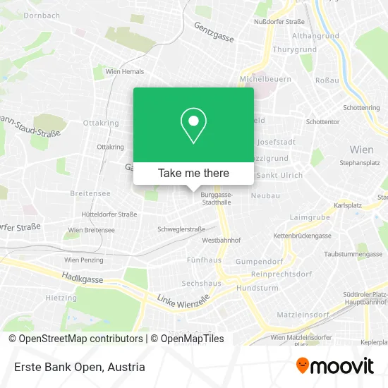 Erste Bank Open map