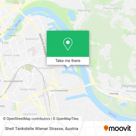 Shell Tankstelle Wiener Strasse map