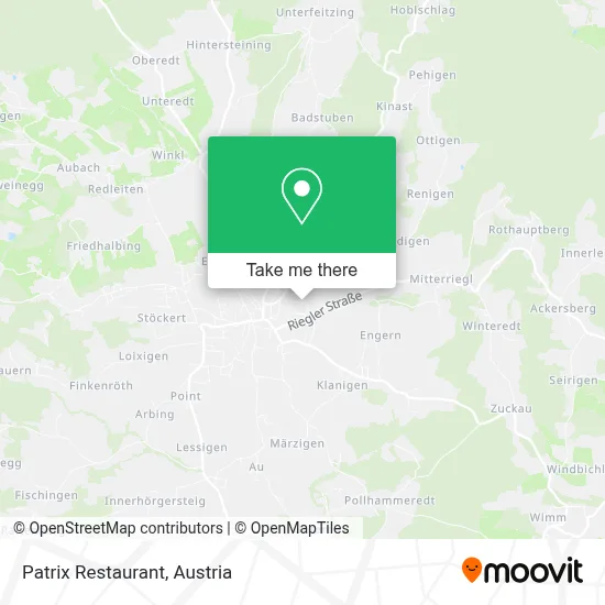Patrix Restaurant map