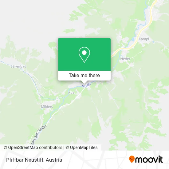 Pfiffbar Neustift map