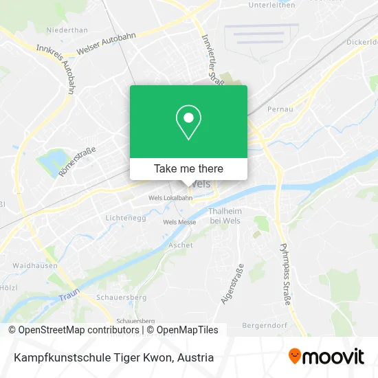 Kampfkunstschule Tiger Kwon map