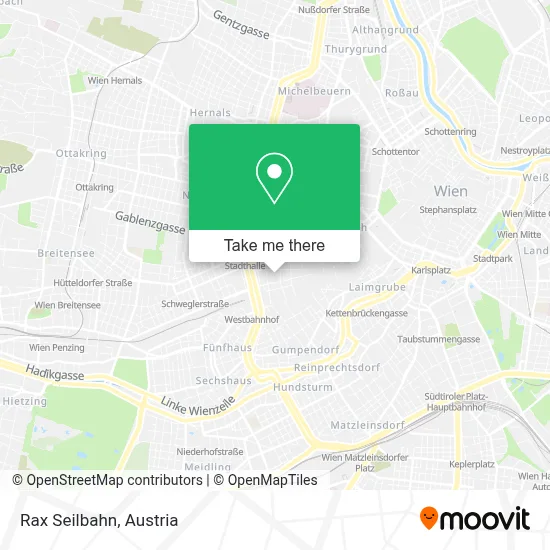 Rax Seilbahn map