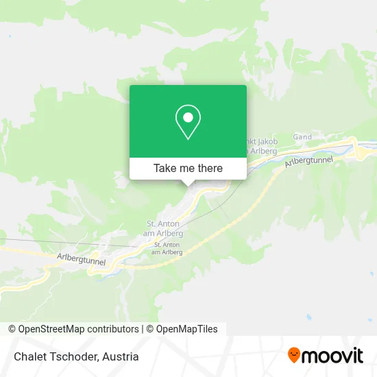 Chalet Tschoder map