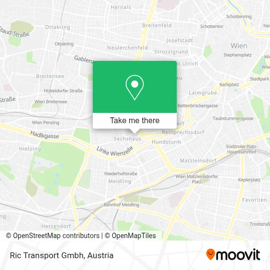Ric Transport Gmbh map