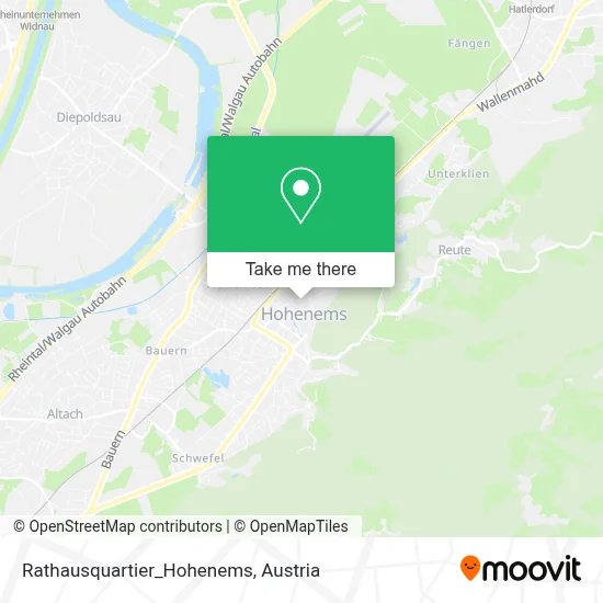 Rathausquartier_Hohenems map