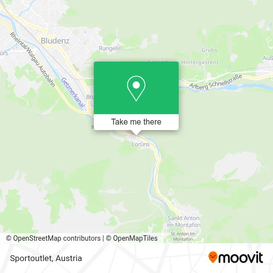 Sportoutlet map
