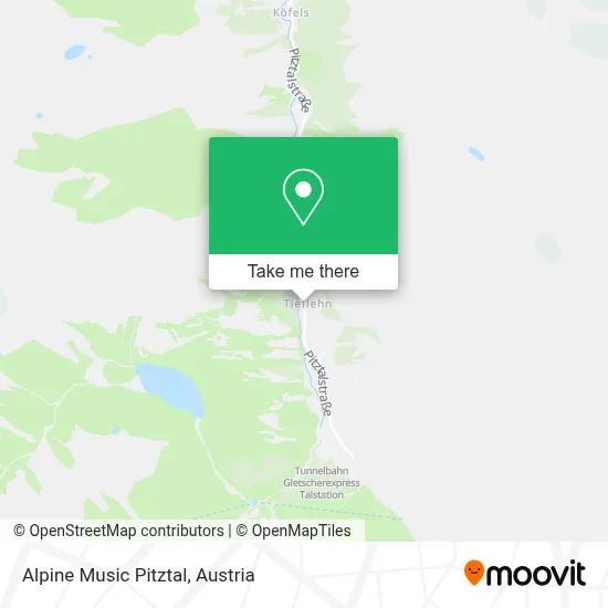 Alpine Music Pitztal map