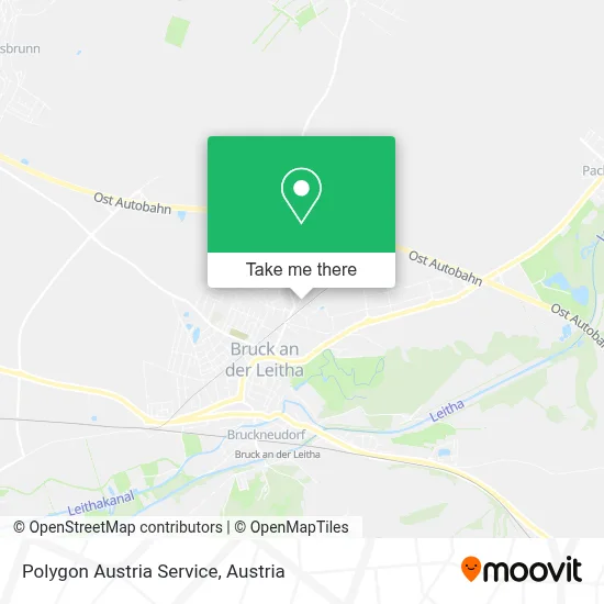 Polygon Austria Service map