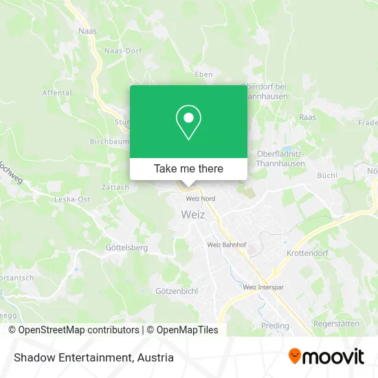 Shadow Entertainment map