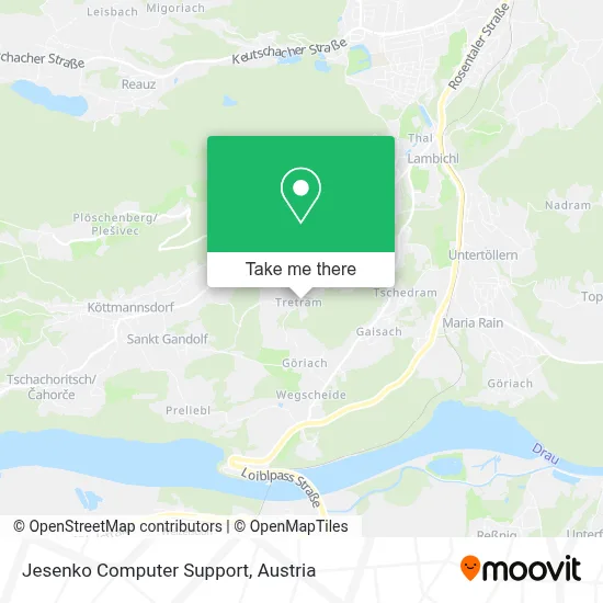 Jesenko Computer Support map
