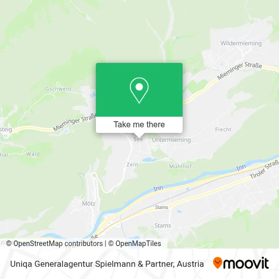 Uniqa Generalagentur Spielmann & Partner map