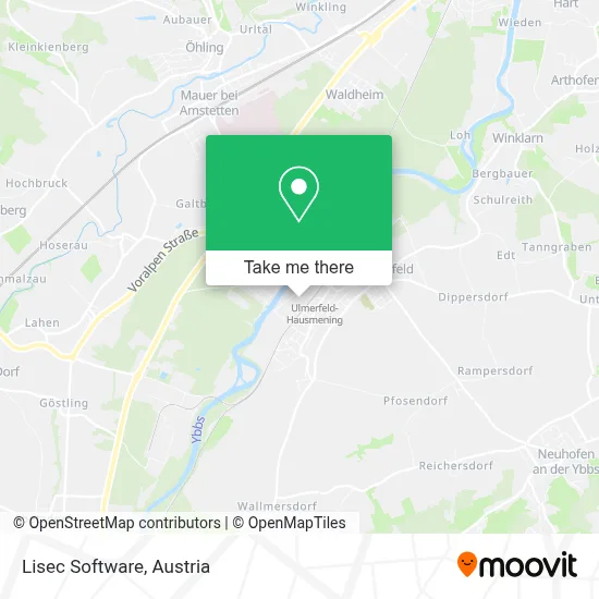 Lisec Software map