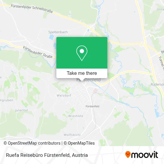 Ruefa Reisebüro Fürstenfeld map