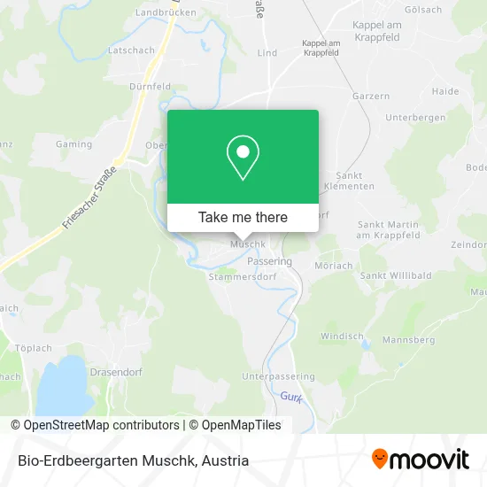 Bio-Erdbeergarten Muschk map