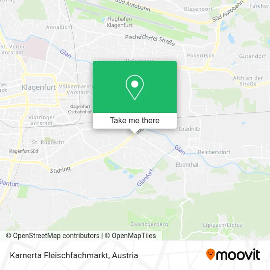 Karnerta Fleischfachmarkt map