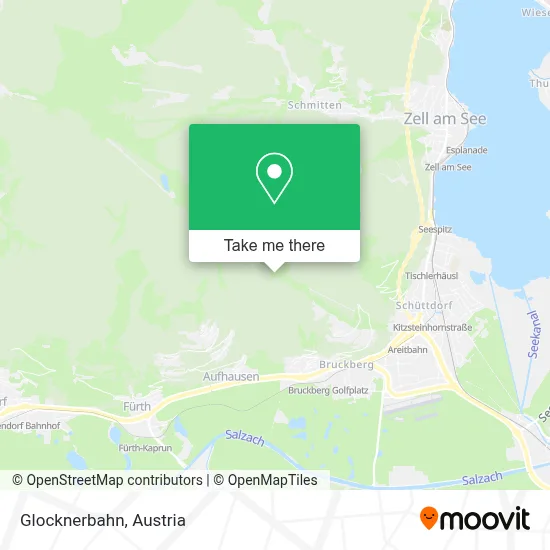 Glocknerbahn map