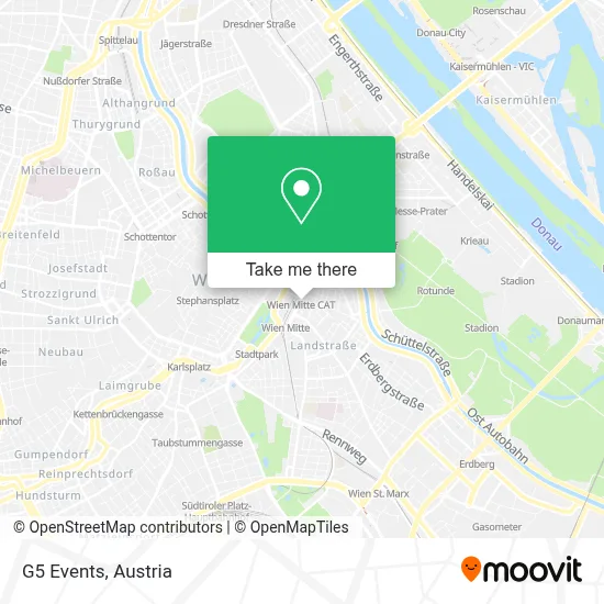 G5 Events map