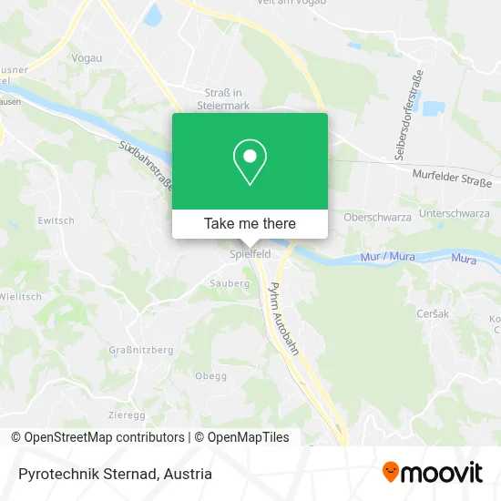 Pyrotechnik Sternad map