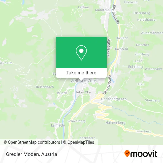 Gredler Moden map