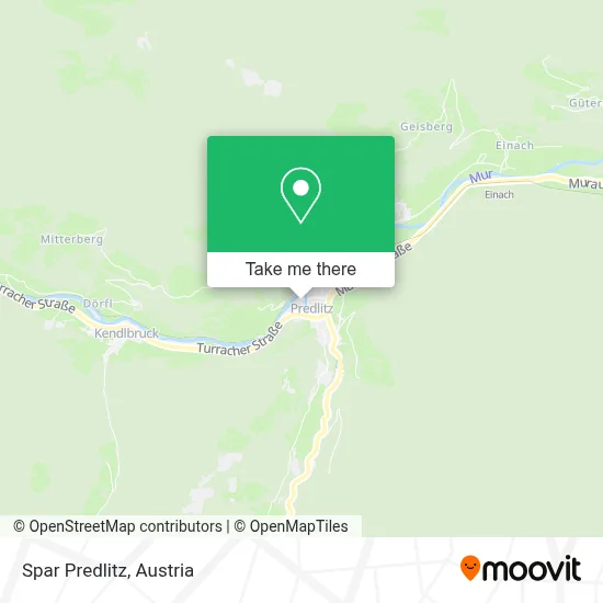 Spar Predlitz map
