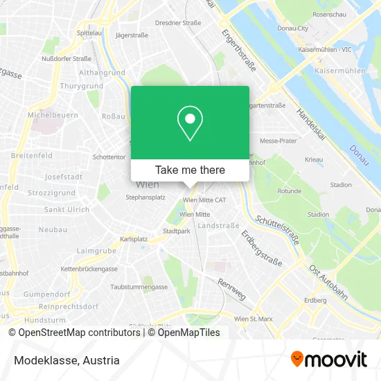 Modeklasse map