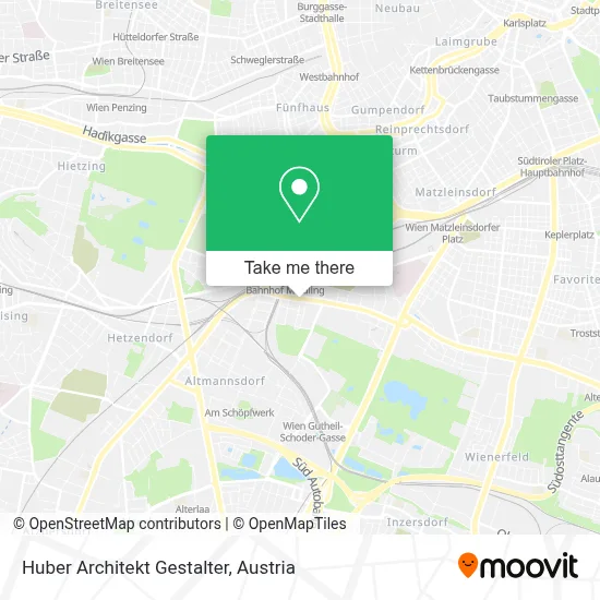 Huber Architekt Gestalter map