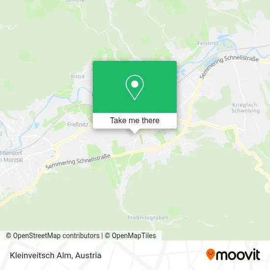 Kleinveitsch Alm map