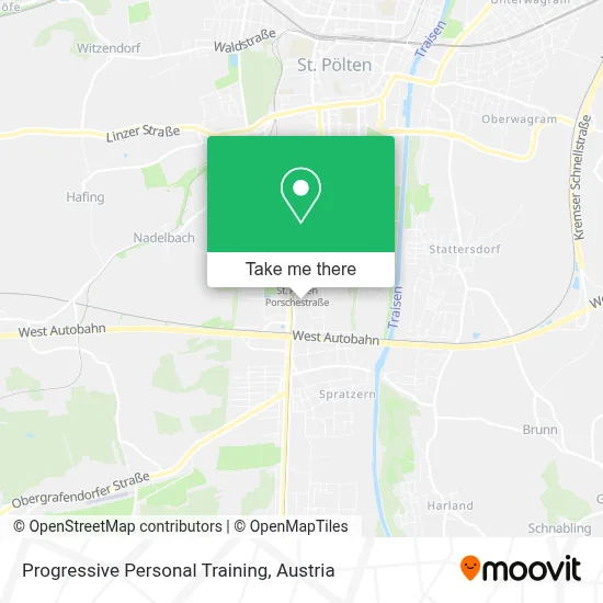 Progressive Personal Training map