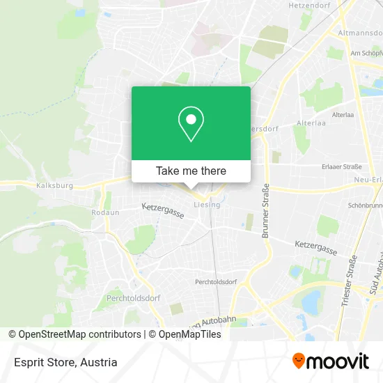 Esprit Store map