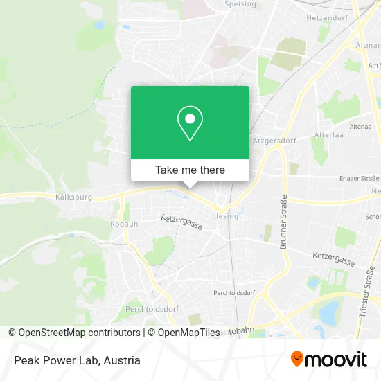 Peak Power Lab map