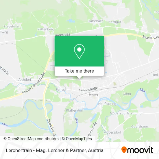 Lerchertrain - Mag. Lercher & Partner map