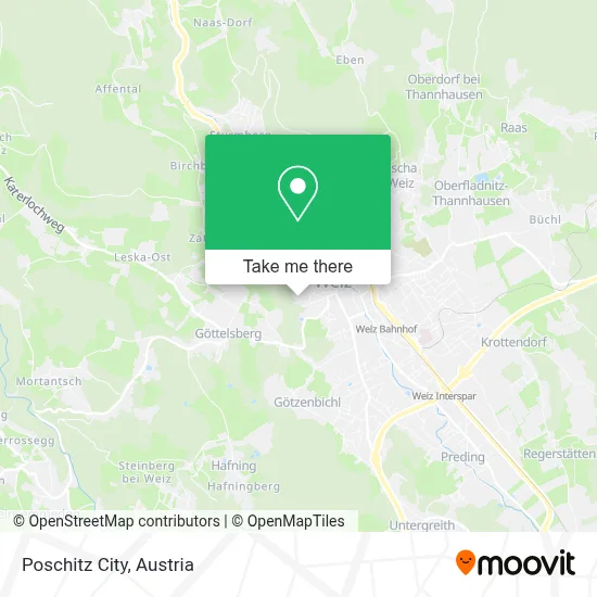 Poschitz City map