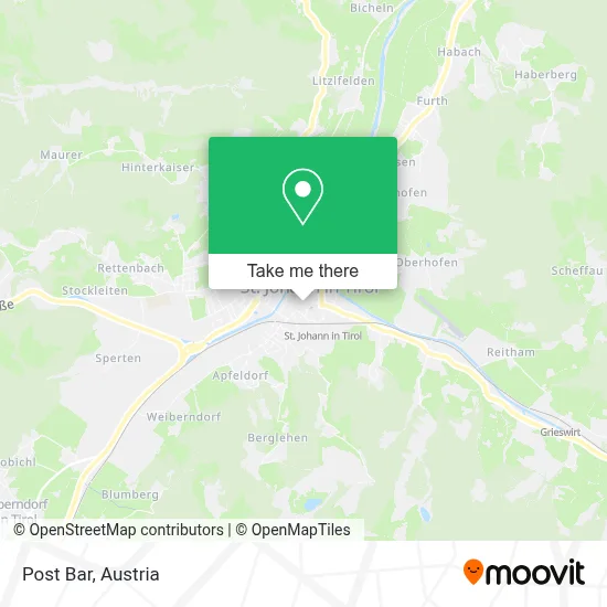Post Bar map