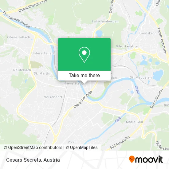 Cesars Secrets map