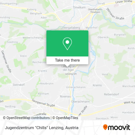 Jugendzentrum "Chills" Lenzing map
