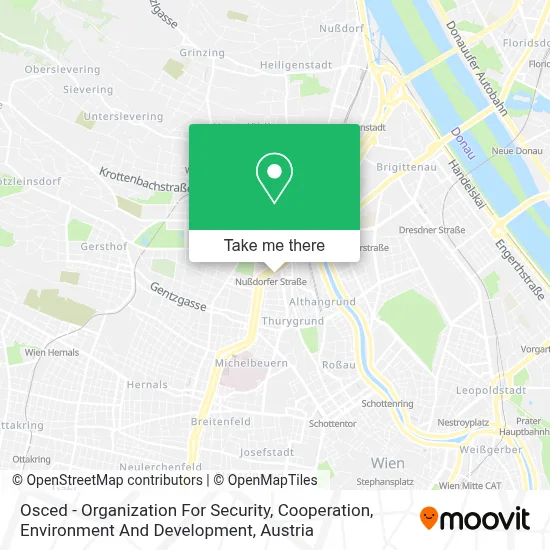 Osced - Organization For Security, Cooperation, Environment And Development map