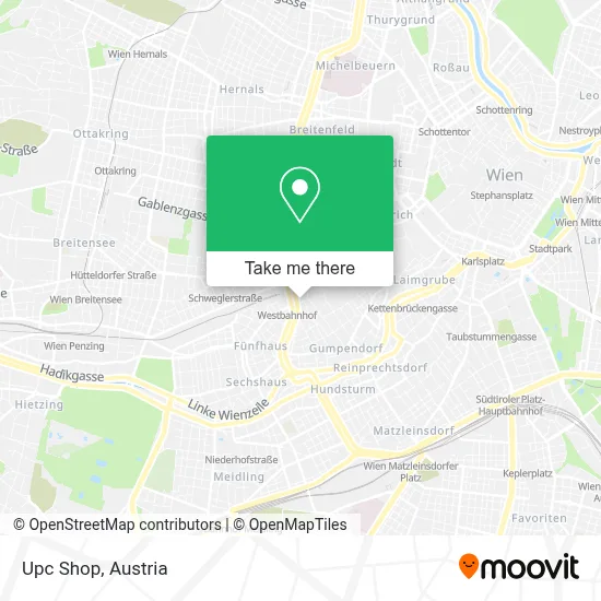 Upc Shop map