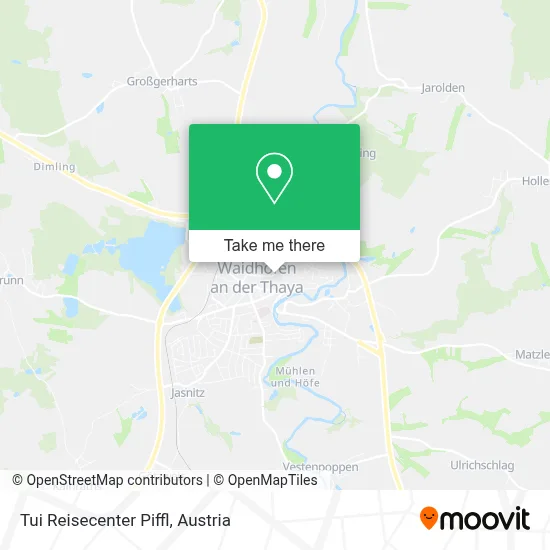 Tui Reisecenter Piffl map