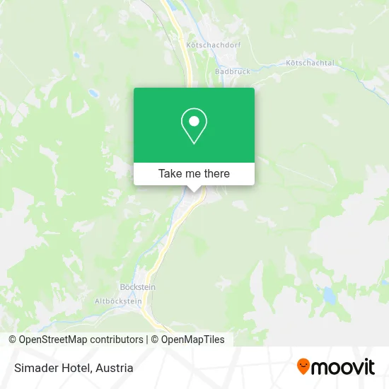 Simader Hotel map