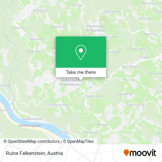 Ruine Falkenstein map