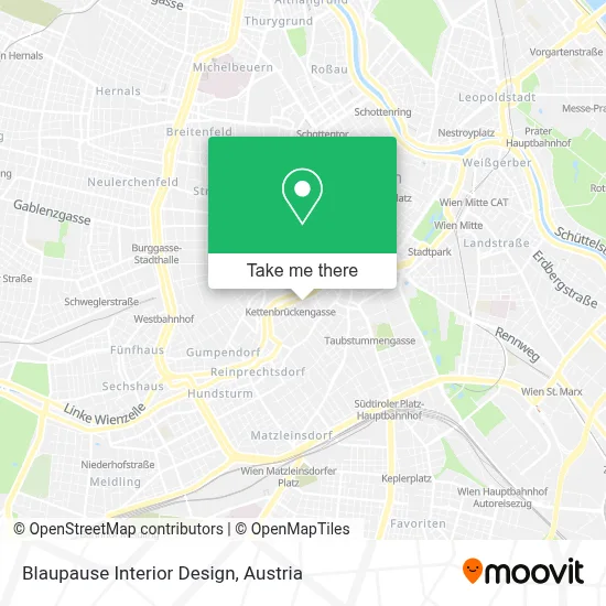 Blaupause Interior Design map