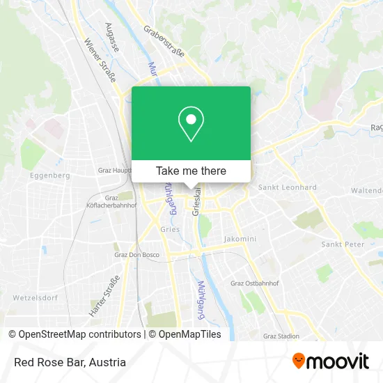 Red Rose Bar map