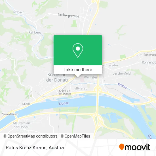 Rotes Kreuz Krems map