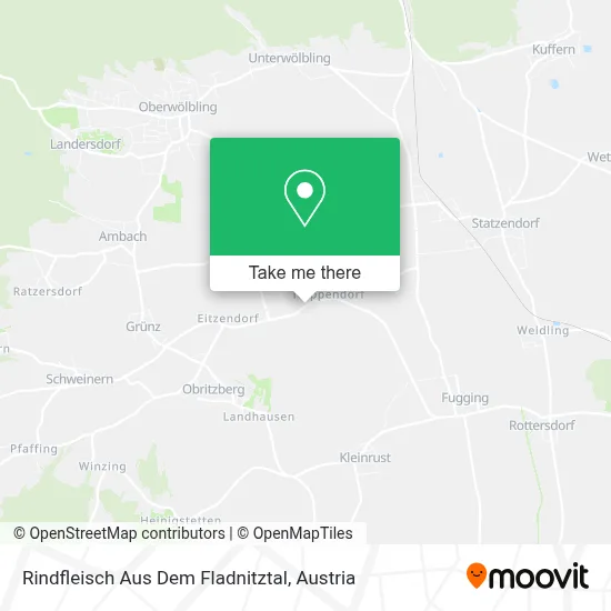 Rindfleisch Aus Dem Fladnitztal map