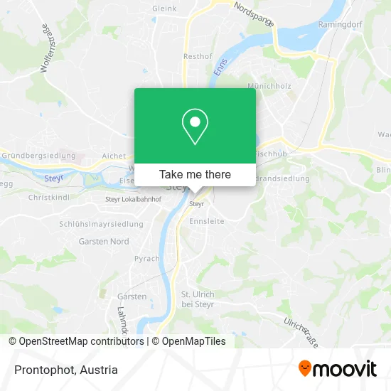 Prontophot map