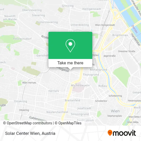 Solar Center Wien map
