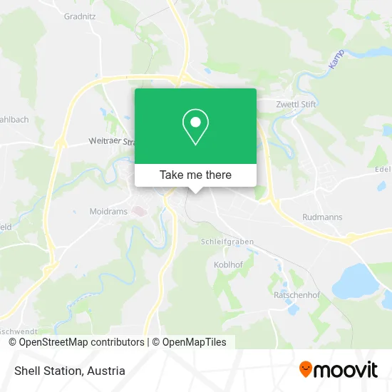 Shell Station map