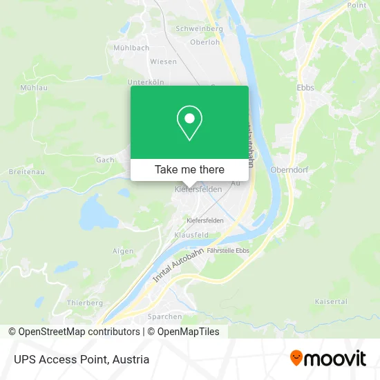 Ups Access Point map