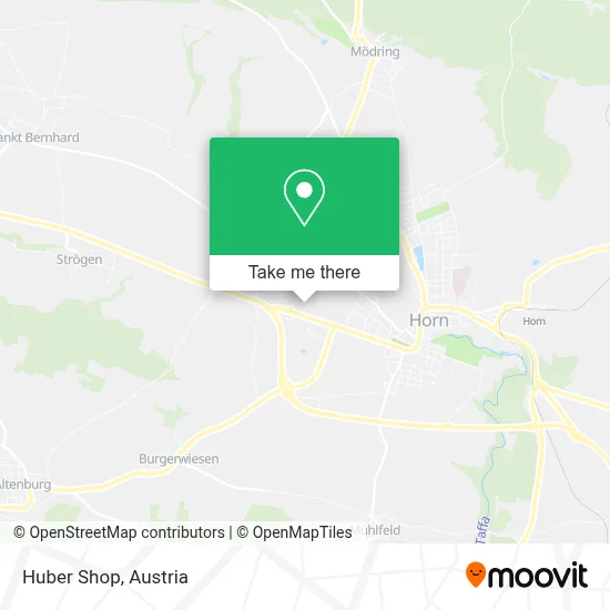 Huber Shop map